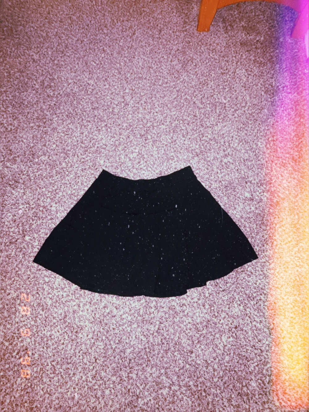 American Eagle Black A-Line Mini Skirt